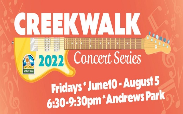 <h1 class="tribe-events-single-event-title">Vacaville: CreekWalk Concert Series w/ Cut Loose (Rock/R&B Cover)</h1>