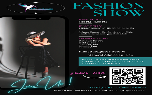SafeQuest Solano Fundraising Fashion Show Rescheduled for June 24th!