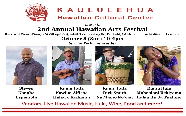 The Hawaiian Arts & Ukulele Festival October 8th In Fairfield