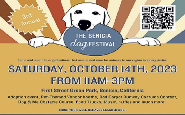 Be A Part Of The 3rd Annual Benicia Dog Festival On October 14th!