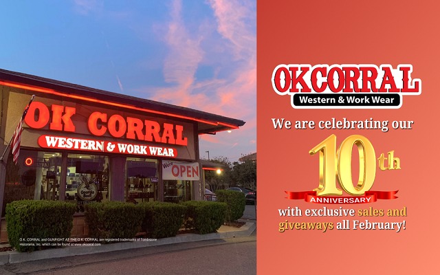 <h1 class="tribe-events-single-event-title">Vacaville: OK Corral Western & Work Wear – 10 year Grand Celebration with KUIC’s John Young 430p-630p</h1>