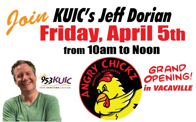 <h1 class="tribe-events-single-event-title">Vacaville: Jeff Dorian @ Angry Chickz GRAND OPENING</h1>