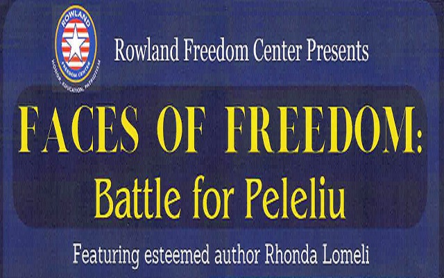 Join The Rowland Freedom Center For Their Next “Faces Of Freedom” Presentation On March 23rd