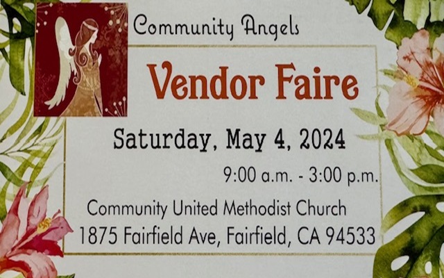 Be A Part Of The Community Angels Vendor Faire In Fairfield On May 4th